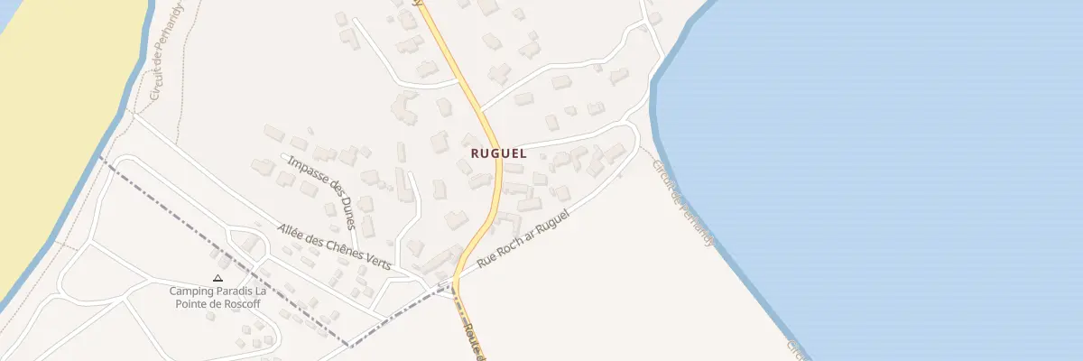 Plan du 4 Rue Roch Ar Ruguel à Roscoff