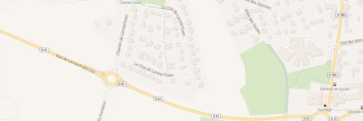 Plan du 18 Le Clos de Lannec’huen à Briec