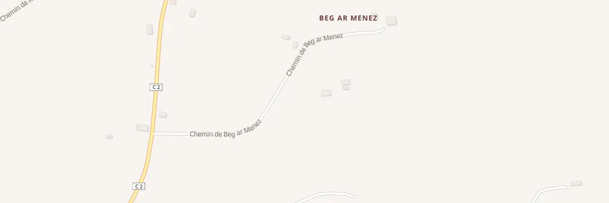 Plan du 103 Rte de Mouster Coat à Saint-Évarzec
