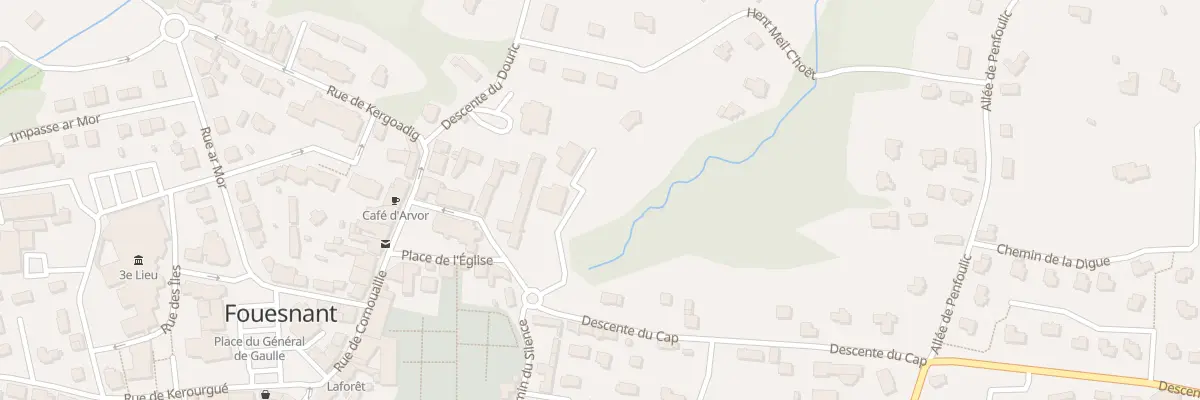Plan du 17C Pl de l’Eglise à Fouesnant