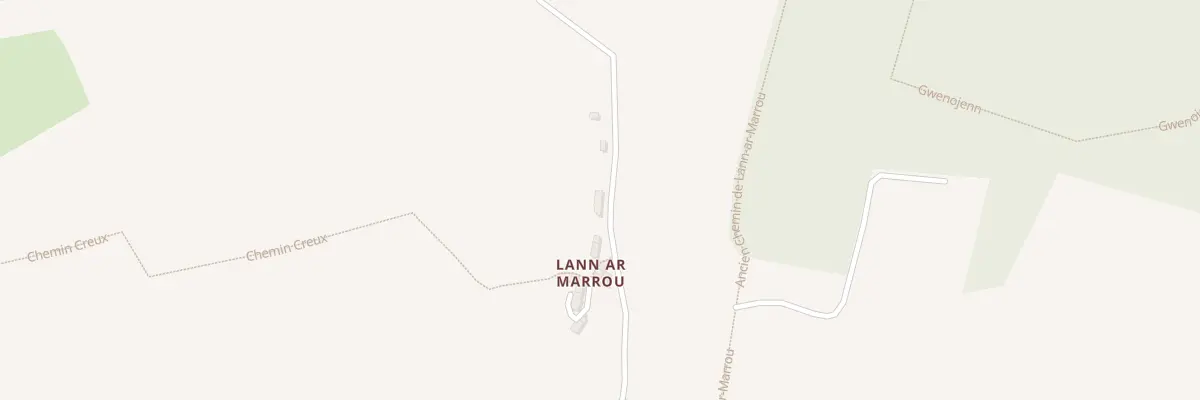 Plan du 73 Lann ar Marroù à Saint-Rivoal