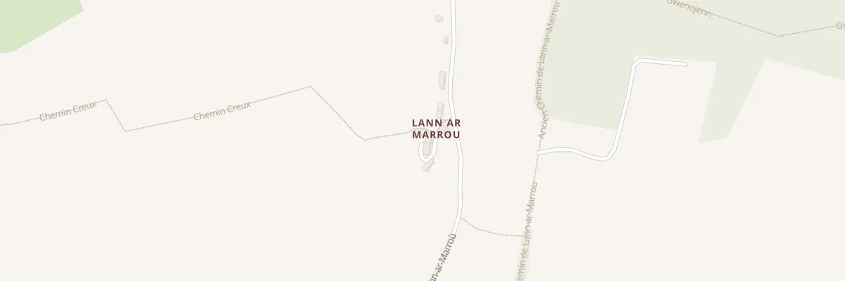 Plan du 74 Lann ar Marroù à Saint-Rivoal