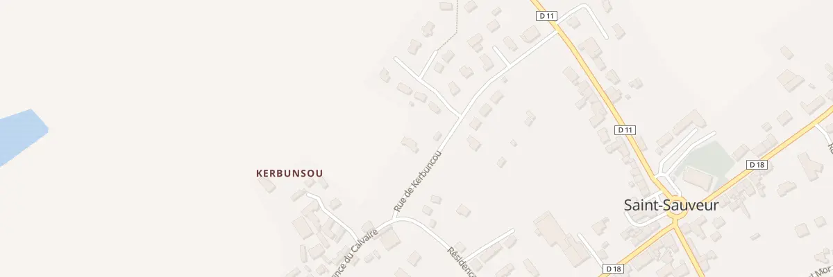 Plan du 27 Rue de Kerbunçou à Saint-Sauveur