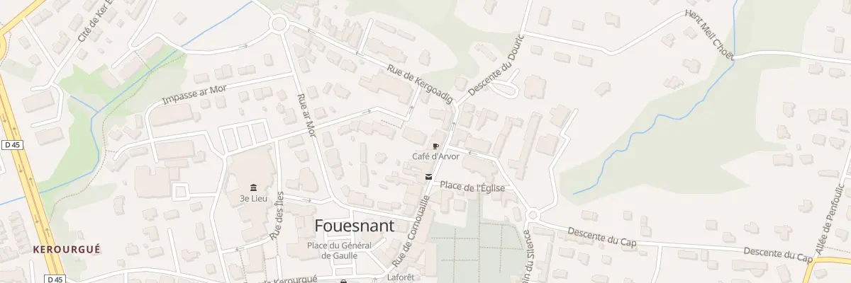 Plan du 42 Pl de l’Eglise à Fouesnant