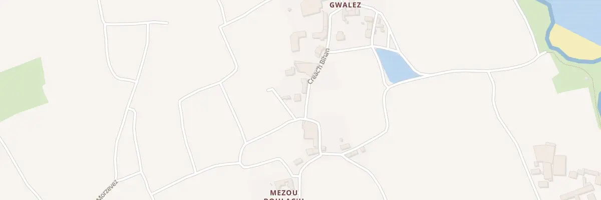 Plan du 65 Gwalez à Île-de-Batz
