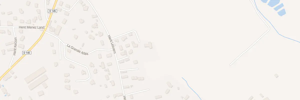 Plan du 23 Hent Lesvern à Fouesnant