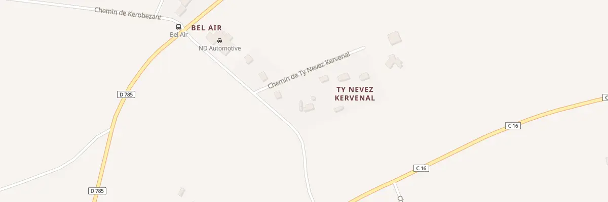 Plan du 461 Ty Nevez Kervenal à Briec