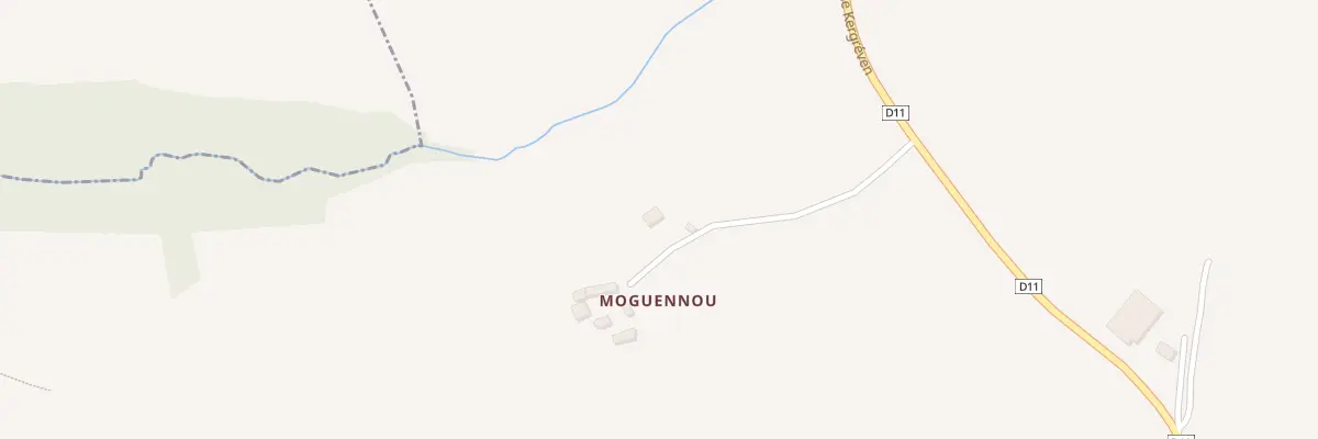 Plan du 1981K Moguennou à Saint-Sauveur