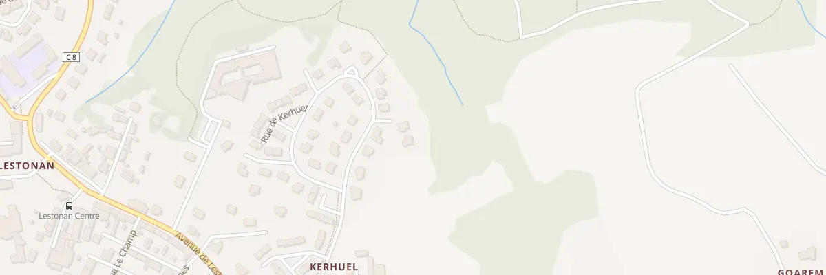 Plan du 16 Rue de Kerhuel à Ergué-Gabéric