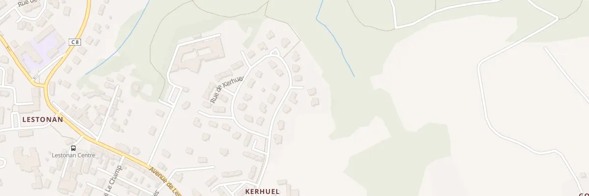 Plan du 14 Rue de Kerhuel à Ergué-Gabéric