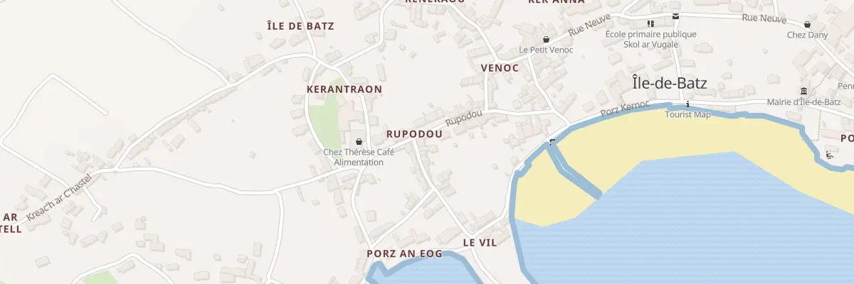 Plan du 373 Rupodou à Île-de-Batz