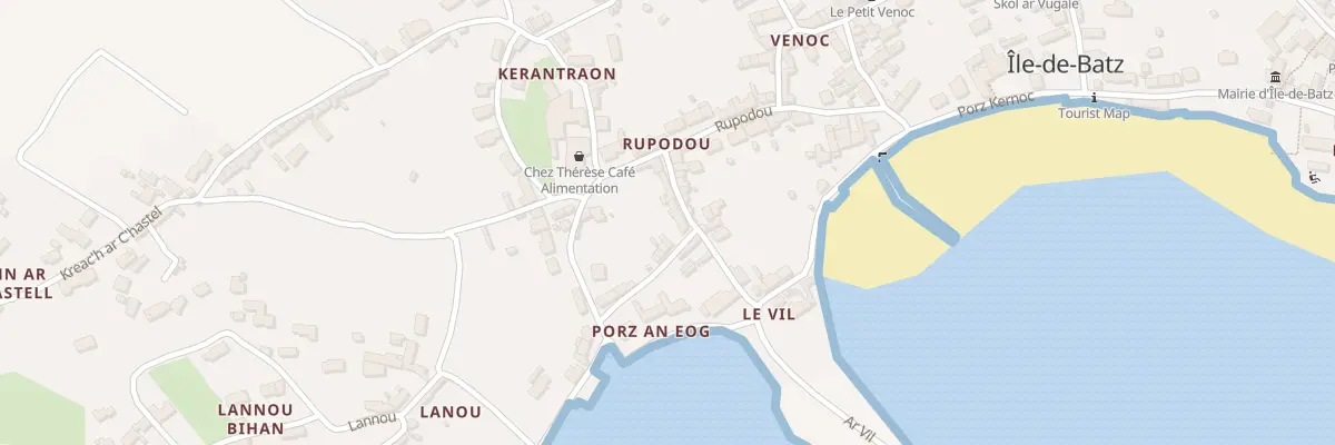 Plan du 400 Rupodou à Île-de-Batz