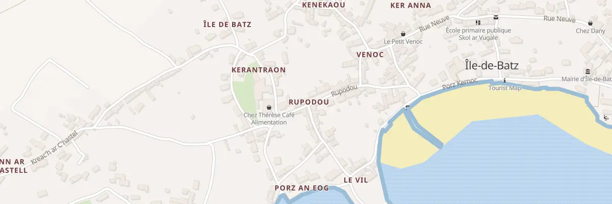 Plan du 411 Rupodou à Île-de-Batz