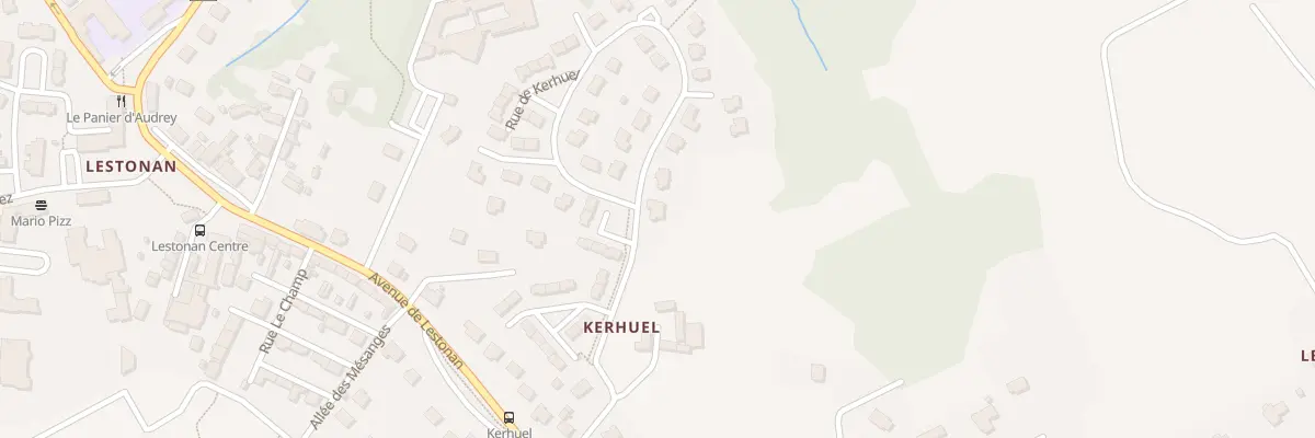 Plan du 8 Rue de Kerhuel à Ergué-Gabéric