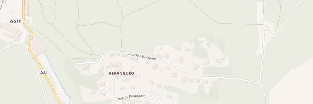 Plan du 21 Kerangueo à Ergué-Gabéric