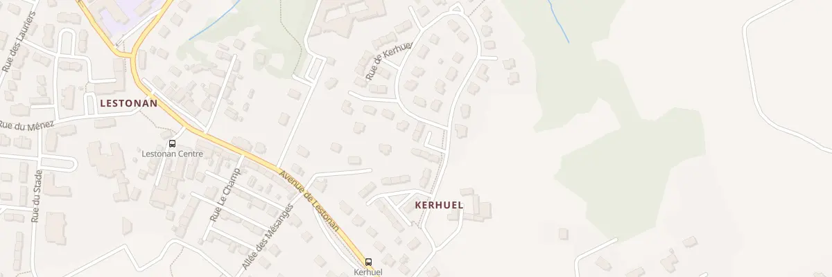 Plan du 35 Rue de Kerhuel à Ergué-Gabéric