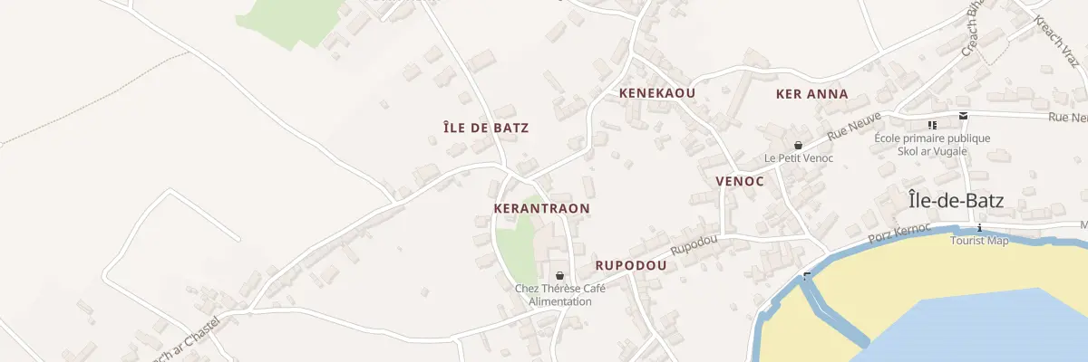 Plan du 437 Keradraon à Île-de-Batz
