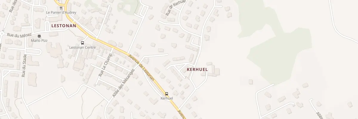 Plan du 21 Rue de Kerhuel à Ergué-Gabéric