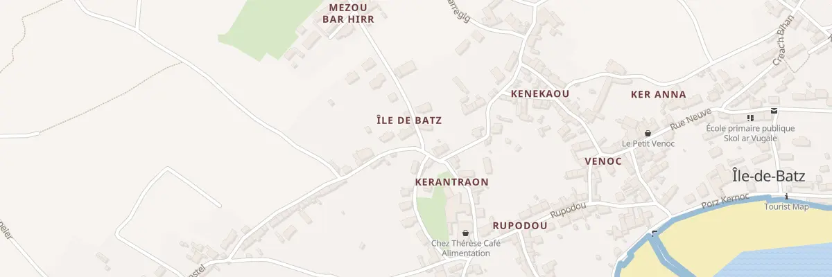 Plan du 43 Kerantraon à Île-de-Batz