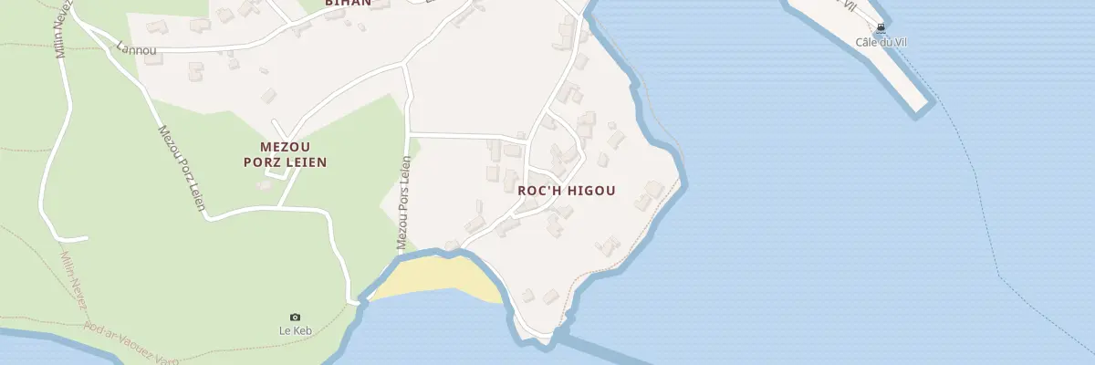 Plan du 466 Roc’higou à Île-de-Batz
