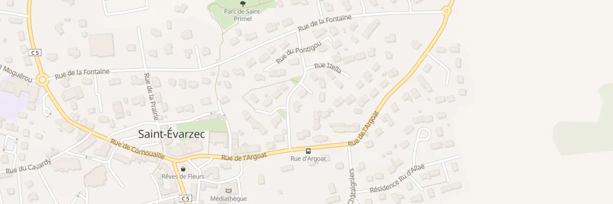 Plan du 3 Rue du Pontigou à Saint-Évarzec