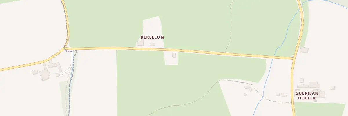 Plan du 350 Kerellon à Guiclan