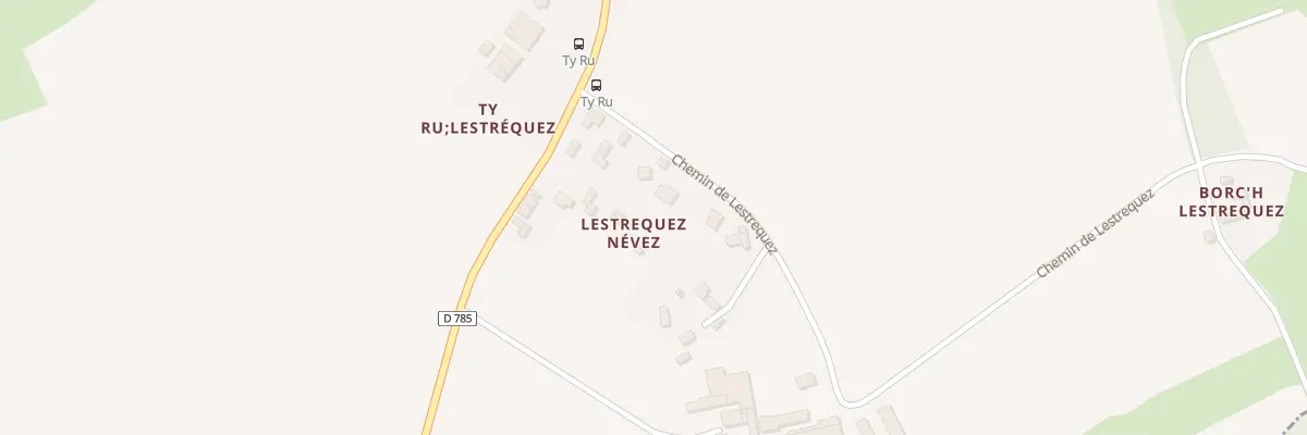 Plan du 438 Lestreguez à Briec