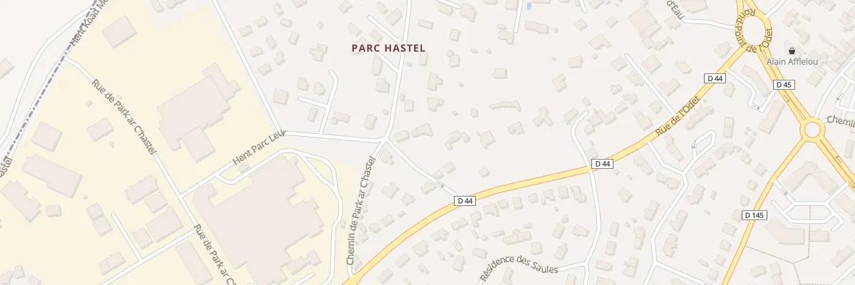 Plan du 6 Hent Park Leur à Fouesnant