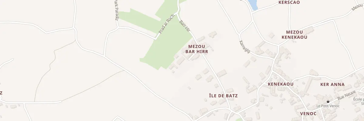 Plan du 7015B Bar Hir à Île-de-Batz
