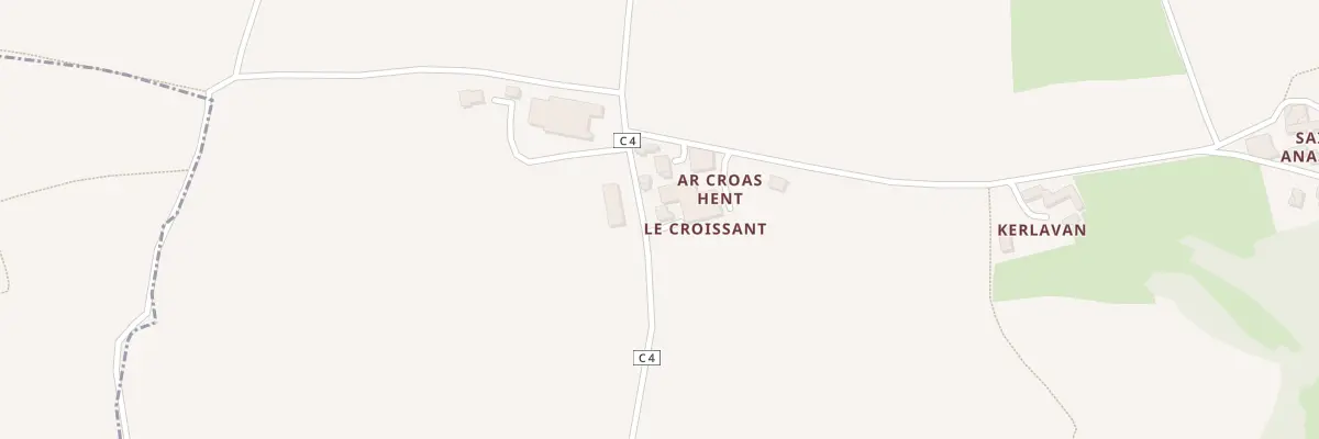 Plan du 229 Le Croissant à Mespaul