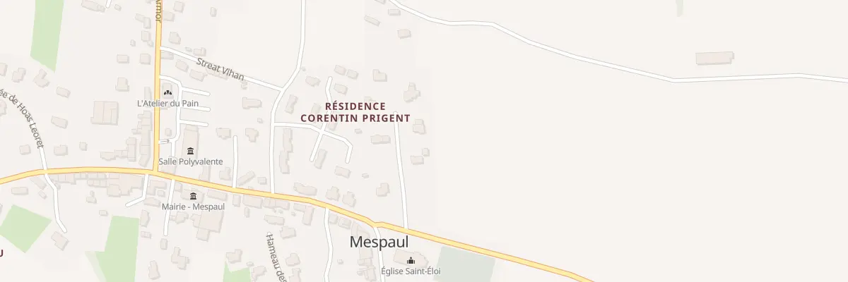 Plan du 8 All du Châtaignier à Mespaul