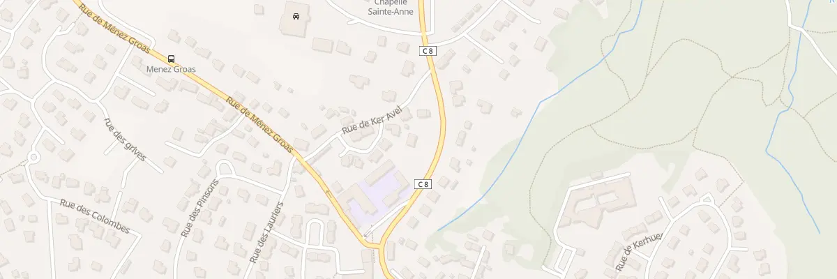 Plan du 1 Rue de la Papeterie à Ergué-Gabéric