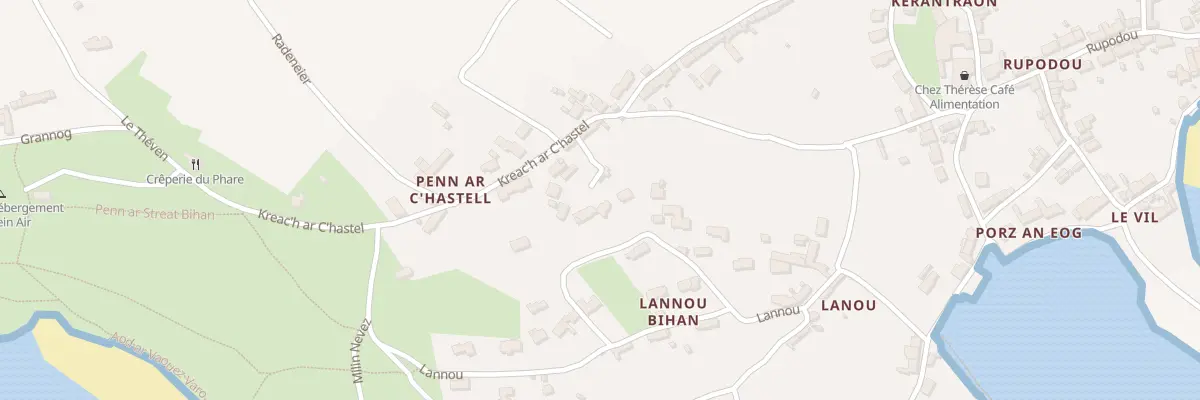 Plan du 507 Creach C Hastel à Île-de-Batz