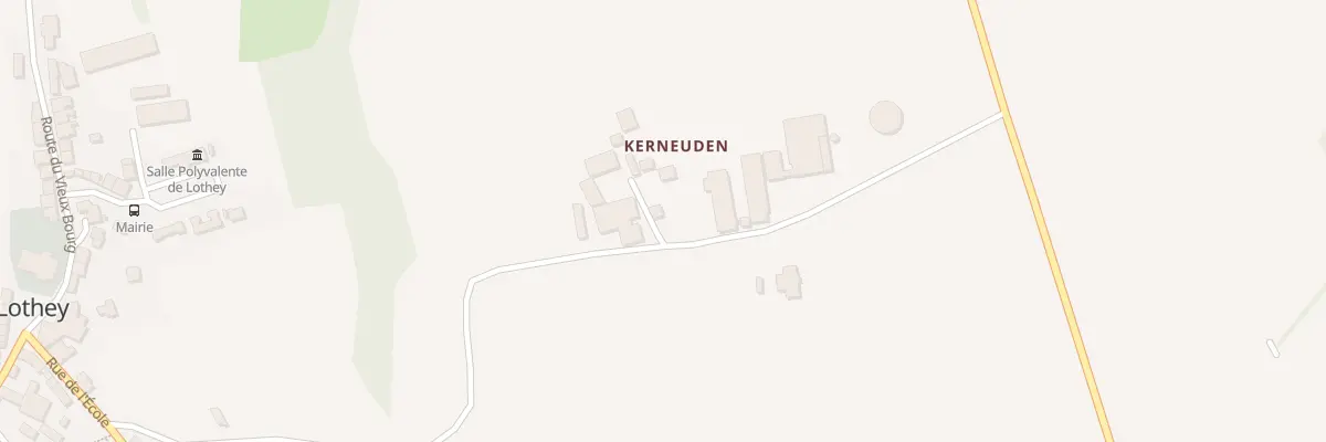 Plan du 165 Kerneuden à Lothey