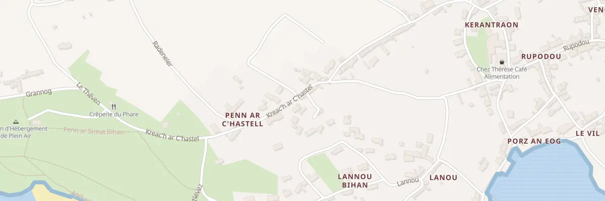 Plan du 508 Creach C Hastel à Île-de-Batz