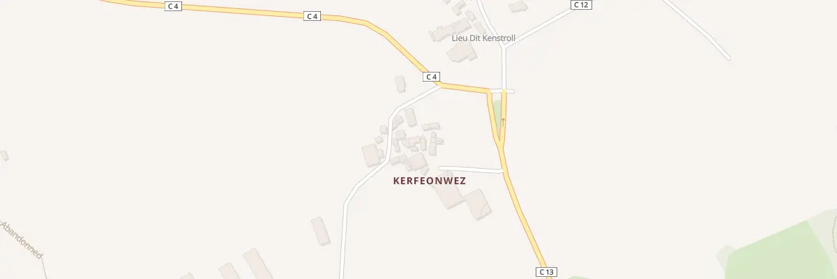 Plan du 598 Kerféos à Sizun