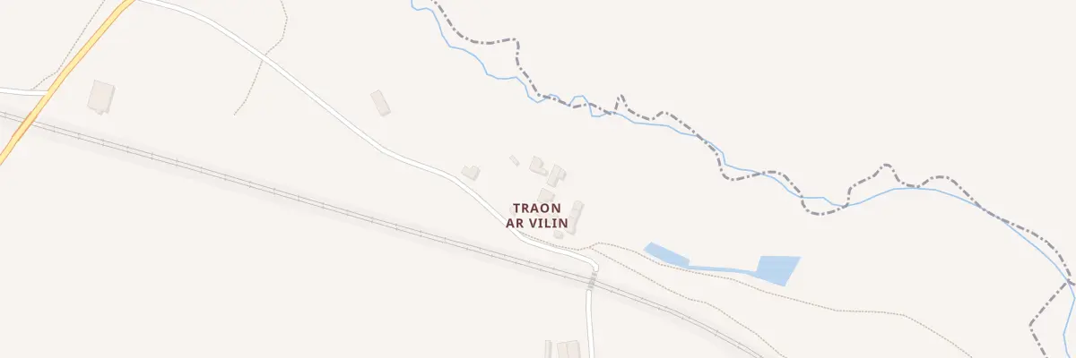 Plan du 2 Traon ar Vilin à Lampaul-Guimiliau