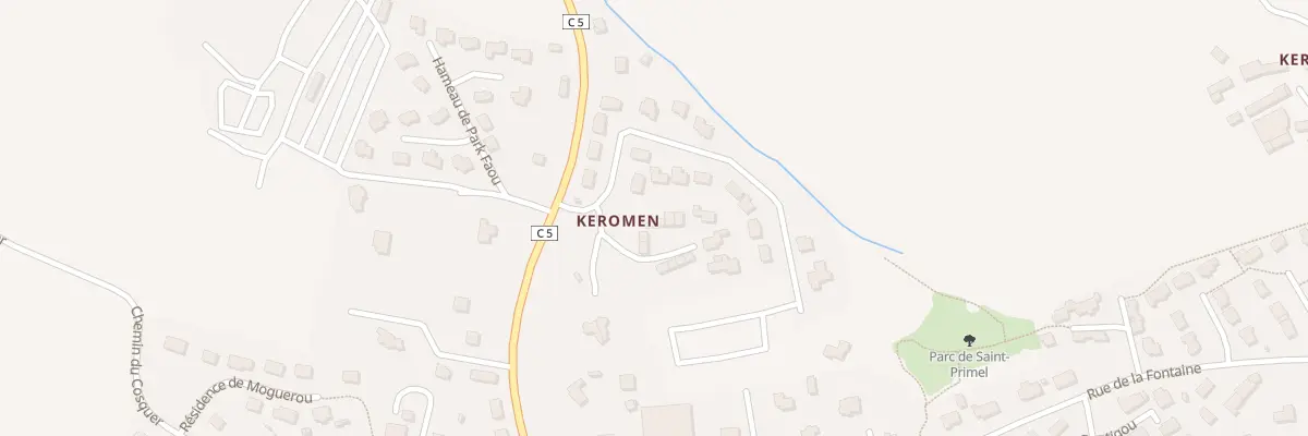 Plan du 4 Ferme de Keromen à Saint-Évarzec