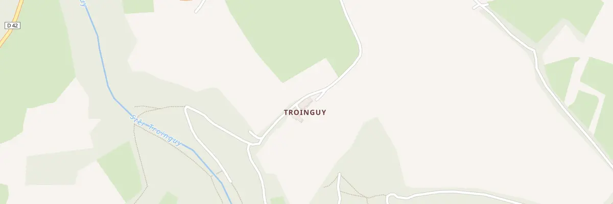 Plan du 319 Troinguy à Lopérec