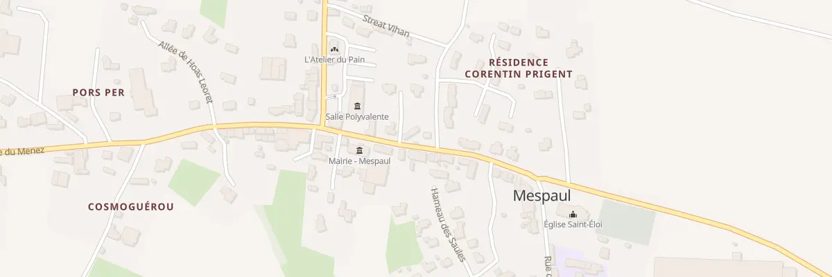 Plan du 105 Rue de la Mairie à Mespaul
