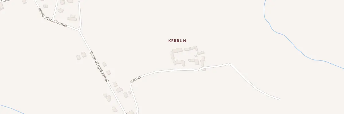 Plan du 12 Kerrun à Saint-Évarzec