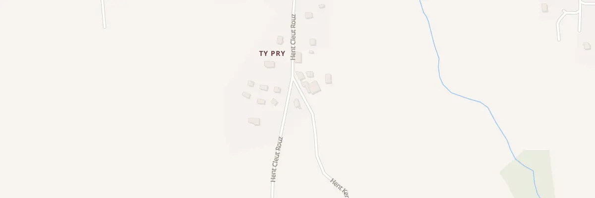 Plan du 771 Hent Cleut Rouz à Fouesnant