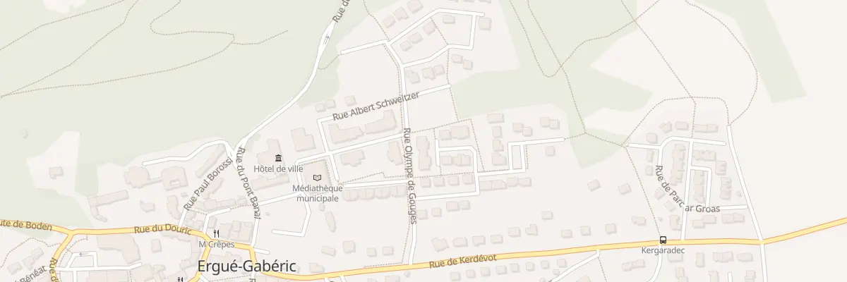 Plan du 21 Rue Martin Luther King à Ergué-Gabéric
