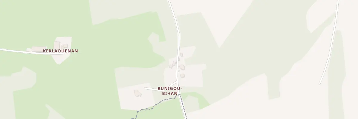 Plan du 101 Runigou Bihan à Lothey