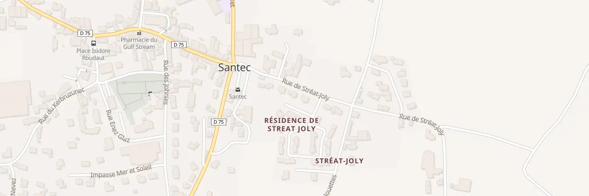 Plan du 103 Rue de Stréat-joly à Santec