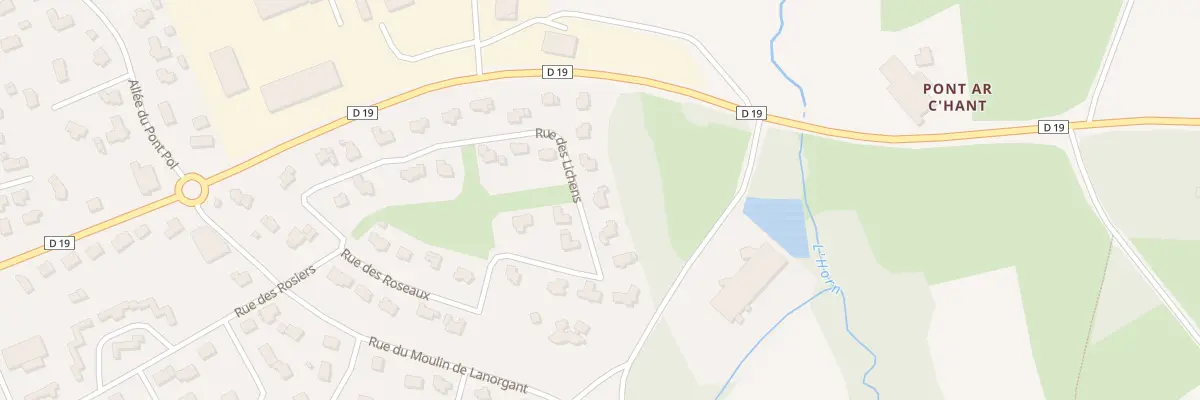 Plan du 13 Rue des Lichens à Plouvorn