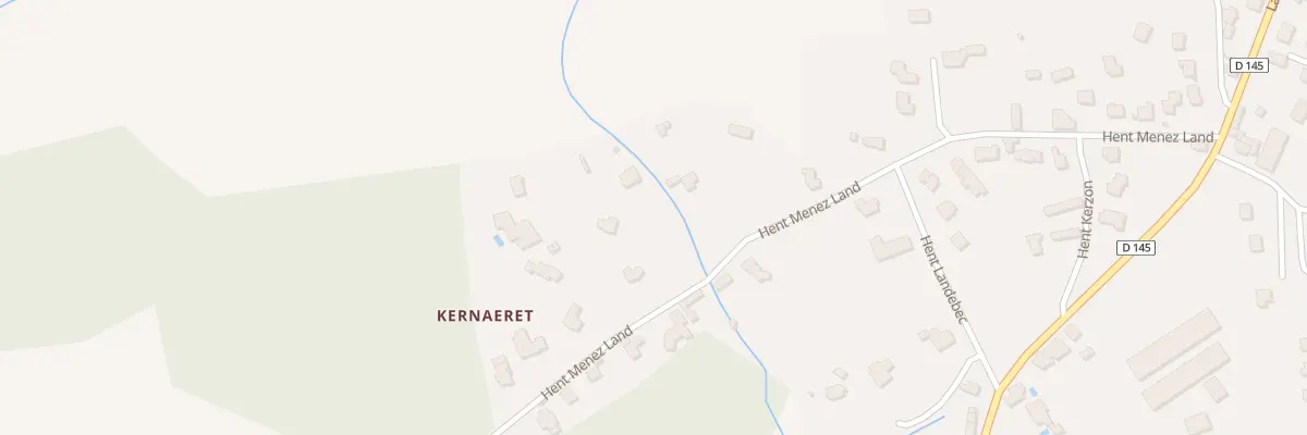 Plan du 56 Hent Ménez Land à Fouesnant
