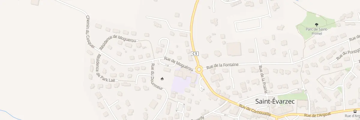 Plan du 3 Rue de Moguérou à Saint-Évarzec