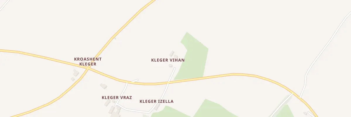 Plan du 157 Kleguer Vian à Lopérec