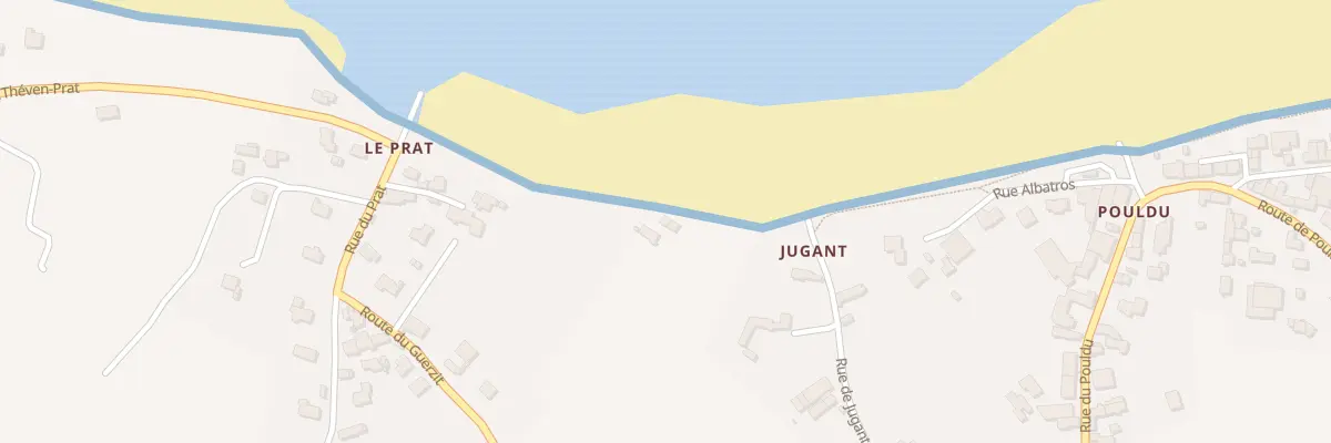 Plan du 5521 Jugant à Santec